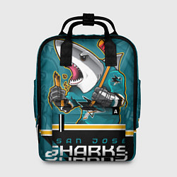 Рюкзак женский San Jose Sharks, цвет: 3D-принт