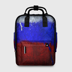 Рюкзак женский Русский триколор, цвет: 3D-принт