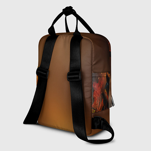 Женский рюкзак Nevermore Hell / 3D-принт – фото 2