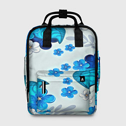 Рюкзак женский Весенний узор, цвет: 3D-принт