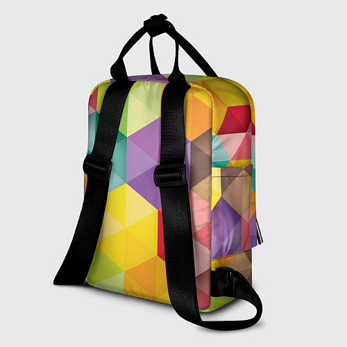 Женский рюкзак Цветные зонтики / 3D-принт – фото 2