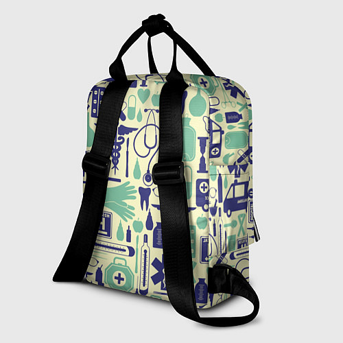 Женский рюкзак Медицина / 3D-принт – фото 2