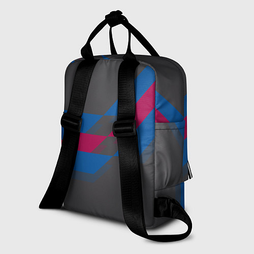 Женский рюкзак Barcelona FC: Dark style / 3D-принт – фото 2