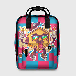 Рюкзак женский Творческий гексагон, цвет: 3D-принт
