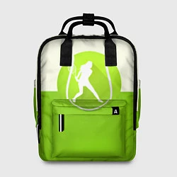 Рюкзак женский Символ теннисиста, цвет: 3D-принт