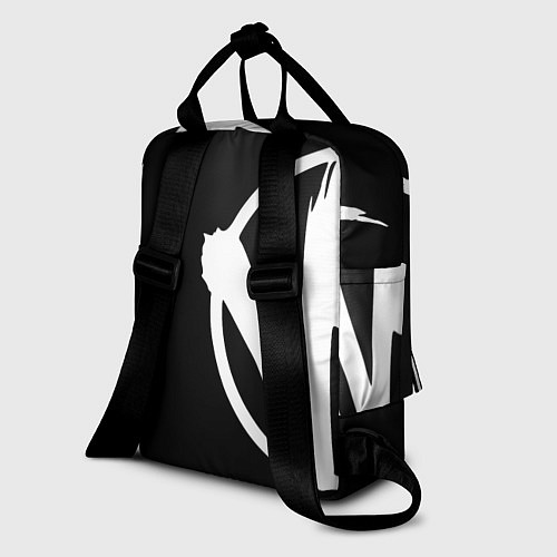 Женский рюкзак Versus Battle: Black / 3D-принт – фото 2