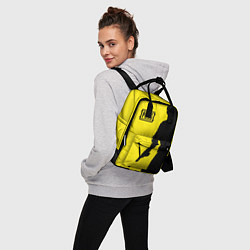 Рюкзак женский PUBG: Yellow Shadow, цвет: 3D-принт — фото 2