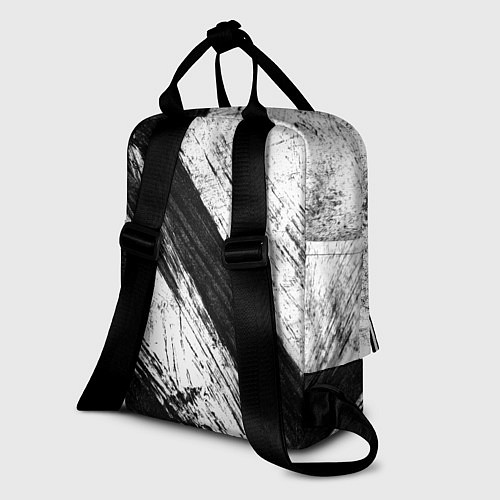 Женский рюкзак Белый и черный / 3D-принт – фото 2