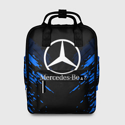 Рюкзак женский Mercedes-Benz: Blue Anger, цвет: 3D-принт