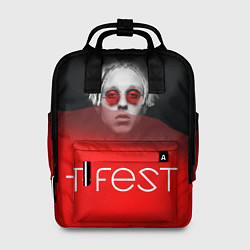 Рюкзак женский T-Fest: Red Style, цвет: 3D-принт