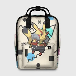 Рюкзак женский Pikachu Geometry, цвет: 3D-принт