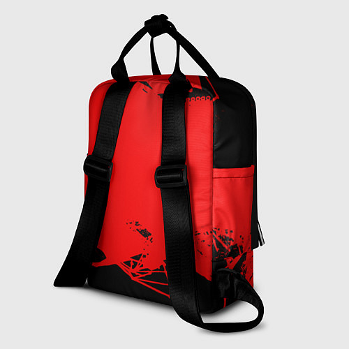 Женский рюкзак R6S: Red Outbreak / 3D-принт – фото 2