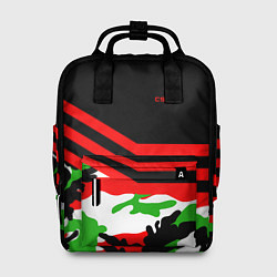 Рюкзак женский CS:GO Red Camo, цвет: 3D-принт