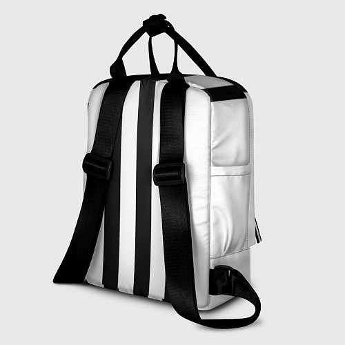 Женский рюкзак AC Milan: Black & White / 3D-принт – фото 2