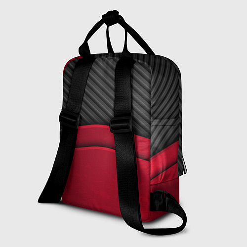 Женский рюкзак Volkswagen: Red Carbon / 3D-принт – фото 2