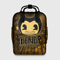Рюкзак женский Black Bendy, цвет: 3D-принт