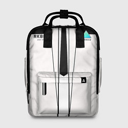 Рюкзак женский RK800 Android White, цвет: 3D-принт