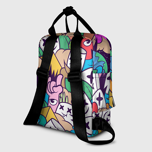 Женский рюкзак Marshmallow Colour / 3D-принт – фото 2