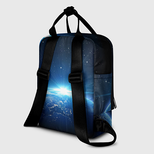 Женский рюкзак NASA: Sunrise Earth / 3D-принт – фото 2