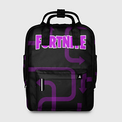 Рюкзак женский Fortnite: Violet Edition, цвет: 3D-принт
