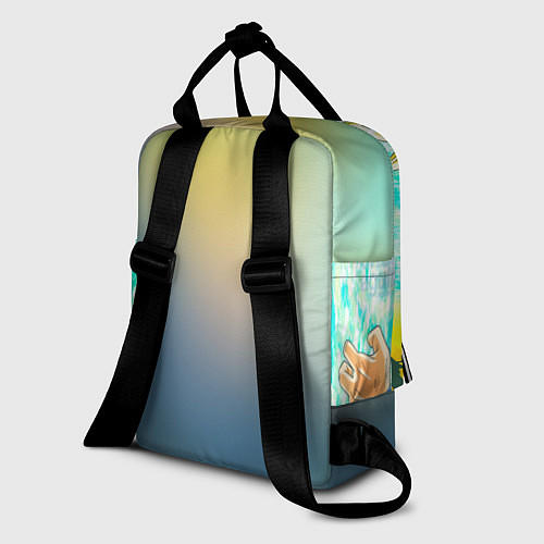 Женский рюкзак DBZ: Super Saiyan / 3D-принт – фото 2