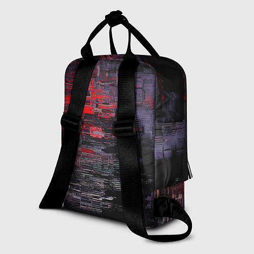 Женский рюкзак Cyberpunk 2077: Techno Style / 3D-принт – фото 2