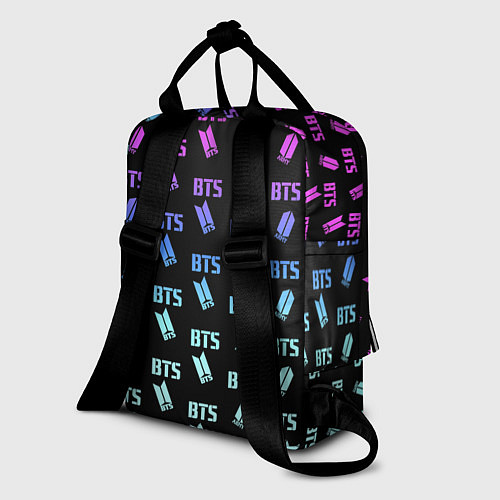 Женский рюкзак BTS: Neon Gradient / 3D-принт – фото 2