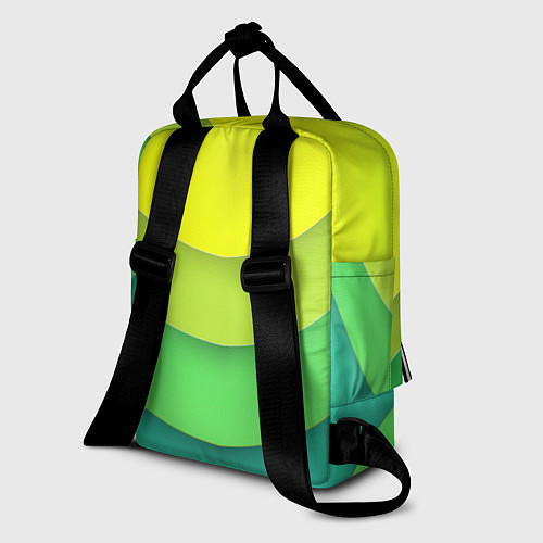 Женский рюкзак Imagine Dragons: Lime Colour / 3D-принт – фото 2