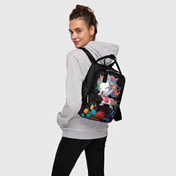 Рюкзак женский Малыш-единорог, цвет: 3D-принт — фото 2