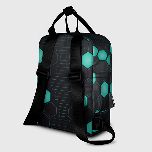 Женский рюкзак PUBG: Cybertron / 3D-принт – фото 2