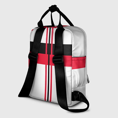 Женский рюкзак AC Milan: White Form / 3D-принт – фото 2