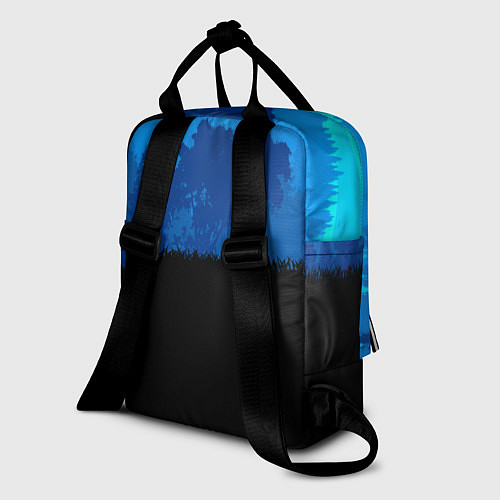 Женский рюкзак RDR 2: Blue Style / 3D-принт – фото 2