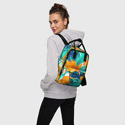 Рюкзак женский Лазурные тропики, цвет: 3D-принт — фото 2