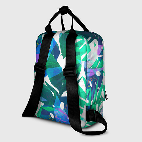 Женский рюкзак Зеленые тропики / 3D-принт – фото 2