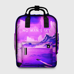 Рюкзак женский No Man's Sky: Purple Mountains, цвет: 3D-принт