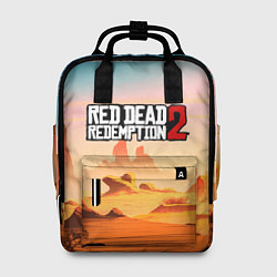 Рюкзак женский RDR 2: Wild West, цвет: 3D-принт
