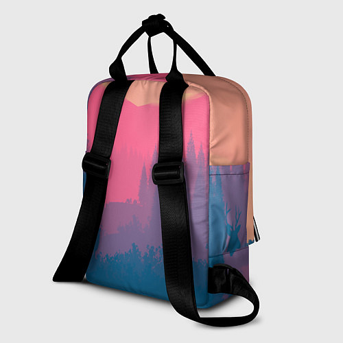 Женский рюкзак Fortnite: Pink Sunrise / 3D-принт – фото 2
