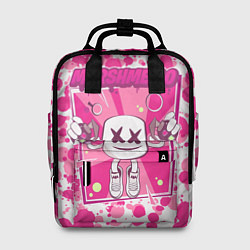 Рюкзак женский Marshmello: Pink Fashion, цвет: 3D-принт