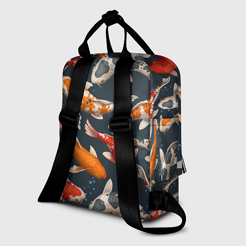 Женский рюкзак Карпы кои / 3D-принт – фото 2