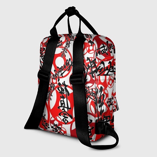 Женский рюкзак Каратэ киокушинкай - эмблемы / 3D-принт – фото 2