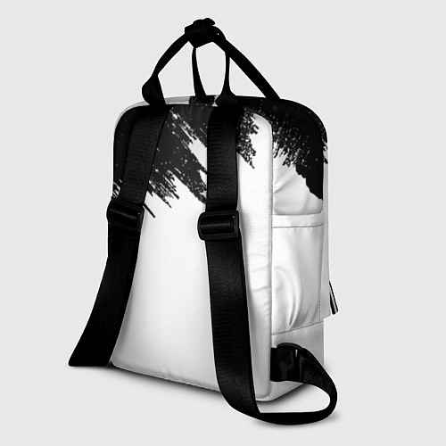 Женский рюкзак BTS: White & Black / 3D-принт – фото 2