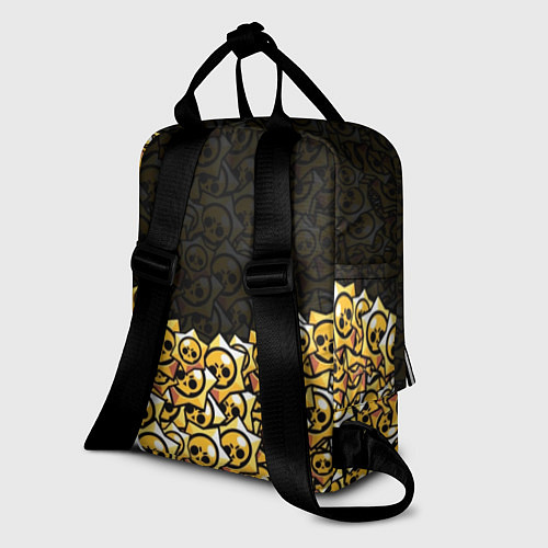 Женский рюкзак Brawl Stars: Black Style / 3D-принт – фото 2