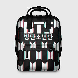 Женский рюкзак BTS: Black Pattern