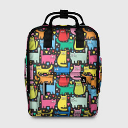 Женский рюкзак Разноцветные котики