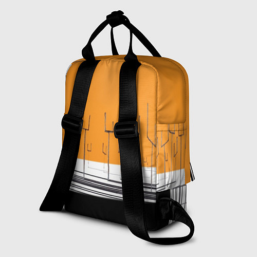 Женский рюкзак Muse: Orange Mood / 3D-принт – фото 2