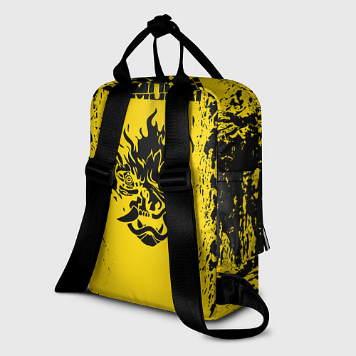 Женский рюкзак Cyberpunk 2077 Samurai logo / 3D-принт – фото 2