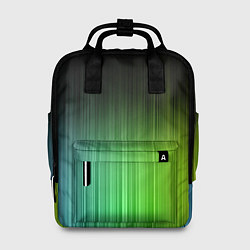 Рюкзак женский Неоновые полосы - Минимализм, цвет: 3D-принт