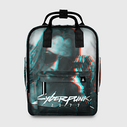 Рюкзак женский Cyberpunk 2077: Keanu Reeves, цвет: 3D-принт