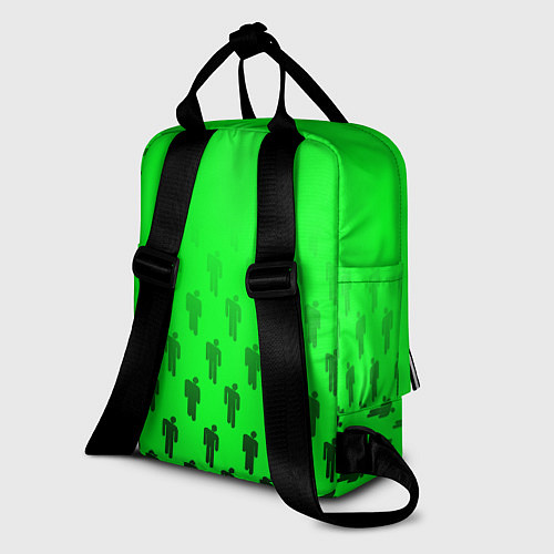 Женский рюкзак Billie Eilish: Green Autograph / 3D-принт – фото 2