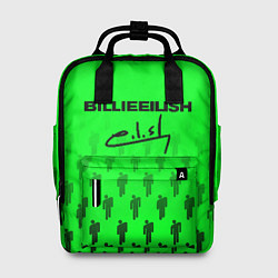 Рюкзак женский Billie Eilish: Green Autograph, цвет: 3D-принт